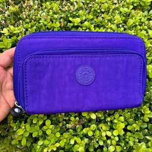 Kipling dark purple wallet